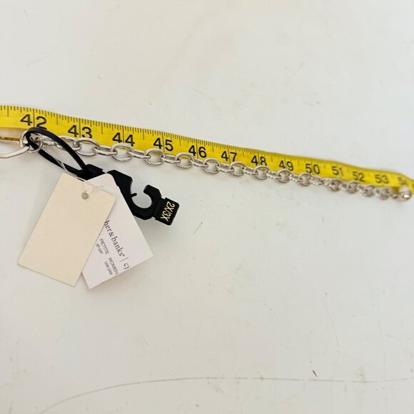 Cj Banks Link Chain Belt Silver Tone Size 2X/3X Edgy Statement Waist Accessory - Picture 13 of 15